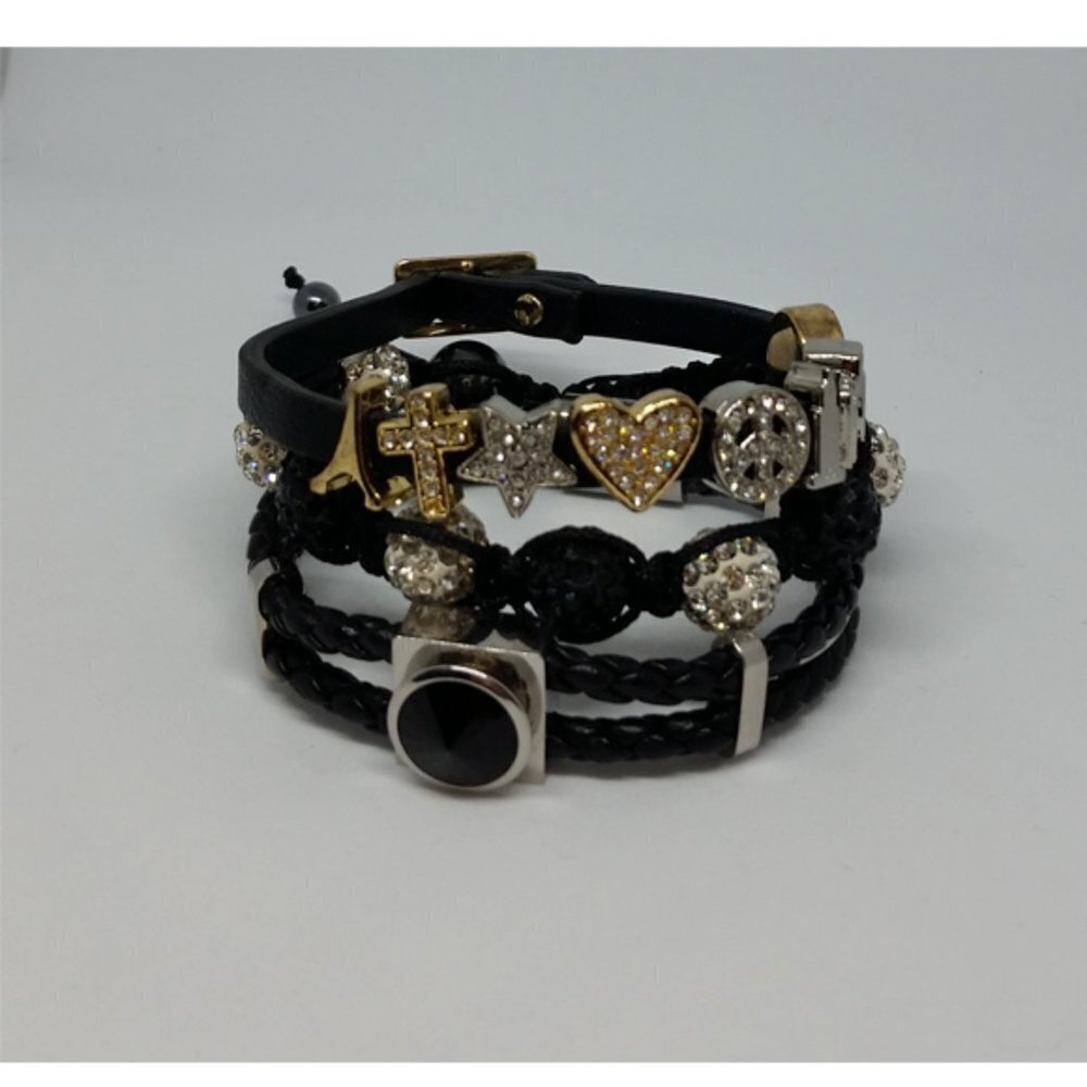 Curated bundle trendy boho style bracelets lot of 3.